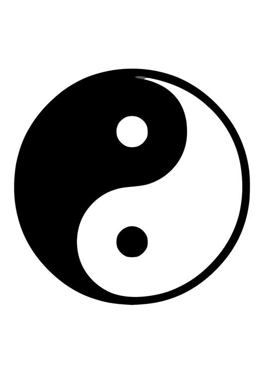 531x750 Coloring Page Yin And Yang