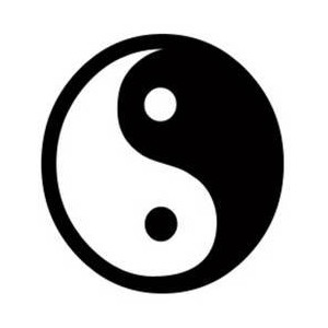 300x300 Yin Yang Clipart