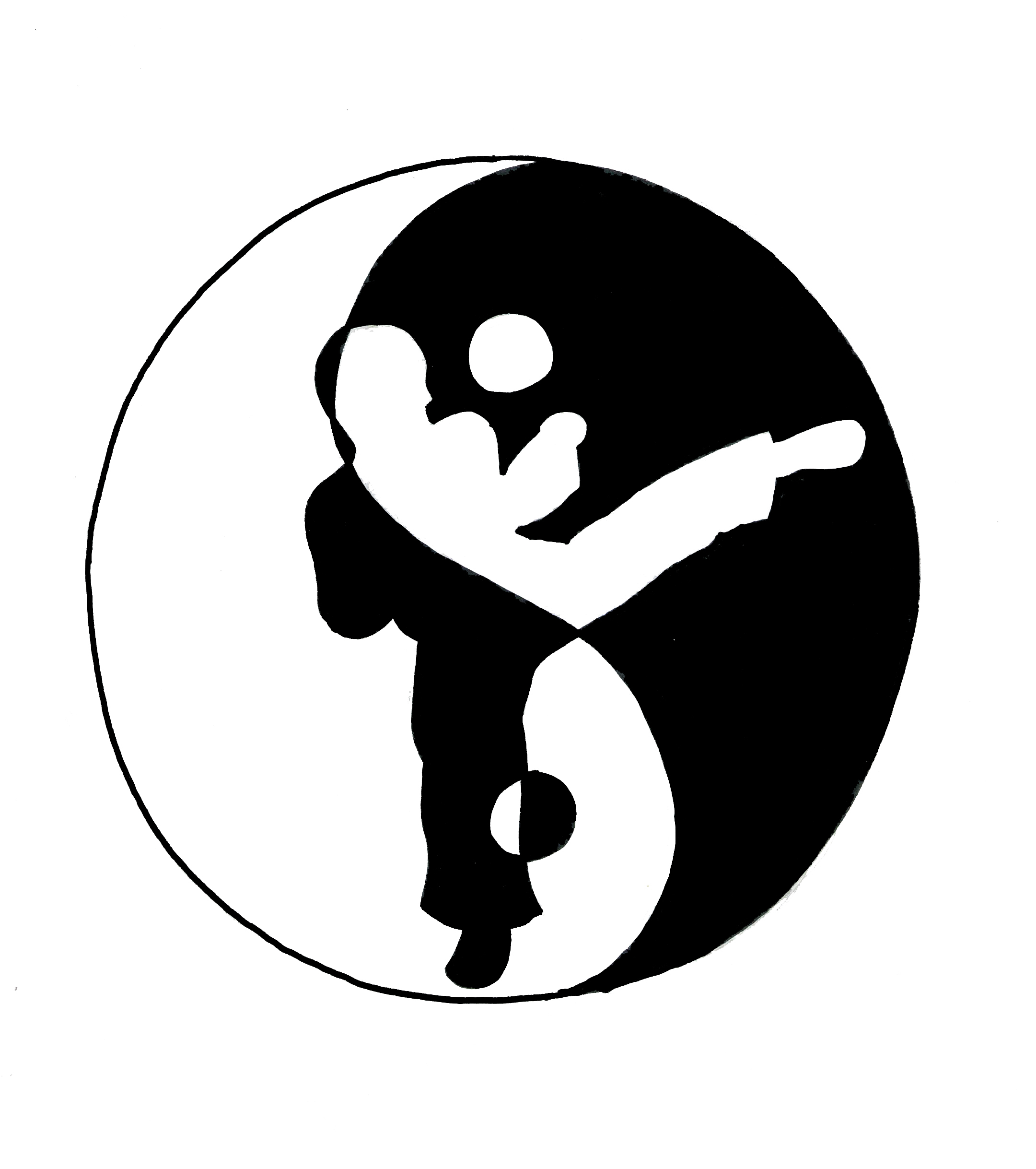 2161x2437 Yin And Yang Taekwondo Clipart