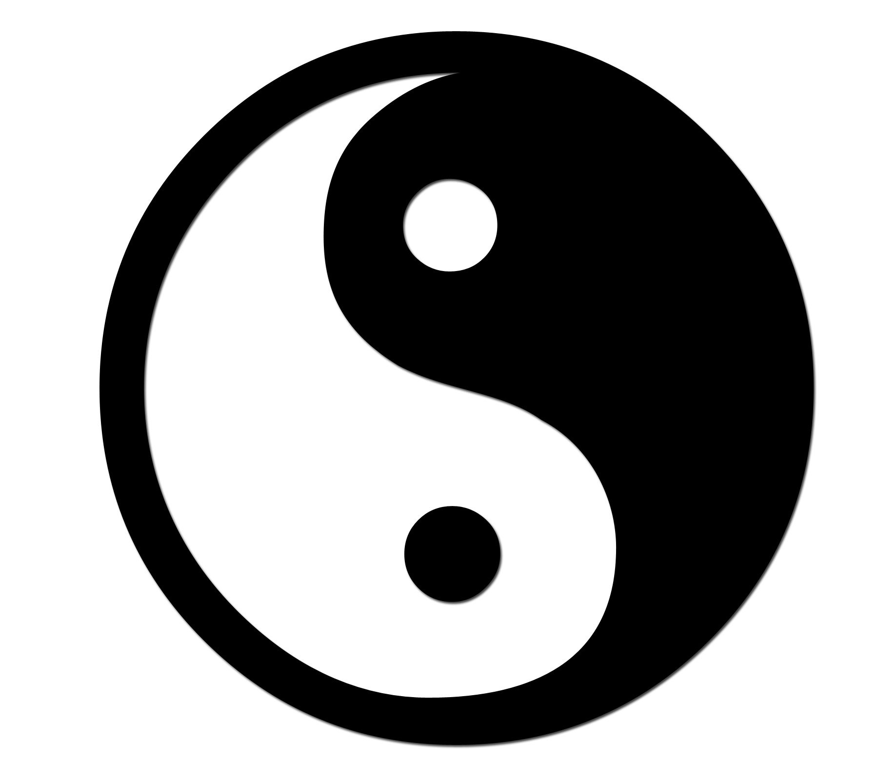 1800x1600 Yin Yang Sign Clipart Image