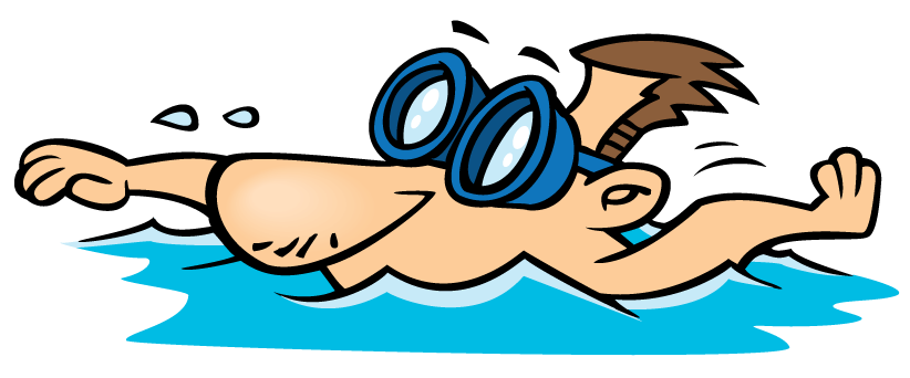 822x342 Swimming Class Clipart
