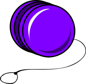 298x291 Purple Cartoon Yoyo Clip Art