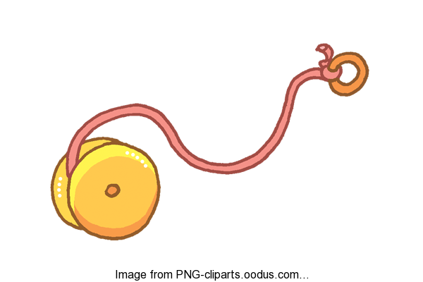 600x400 Yo Yo Black Line Clipart