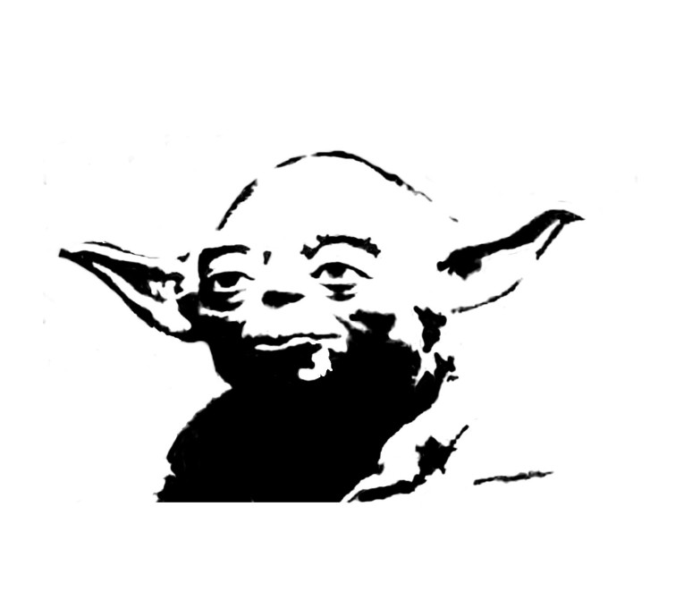 765x680 Yoda Face Stencil 1313227 Jpg Star Wars Face