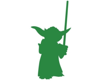 340x270 Yoda Silhouette Clipart