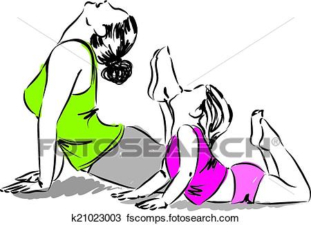 450x326 Clipart Of Mother And Child