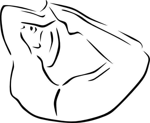 600x492 Stylized Yoga Person Clip Art Free Vector In Open Office Drawing