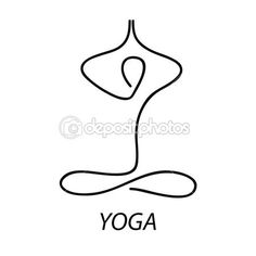 236x236 Yoga Poses Icon Set Vector By Carlacastagno On Vectorstock