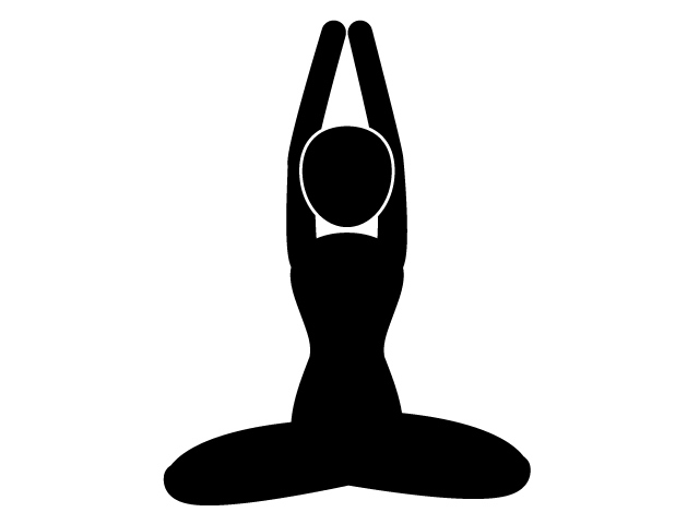 640x480 Yoga Pose Exercise Health Pictogram Free Material