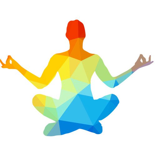 500x500 Yoga Pose Vector Clip Art Public Domain Vectors
