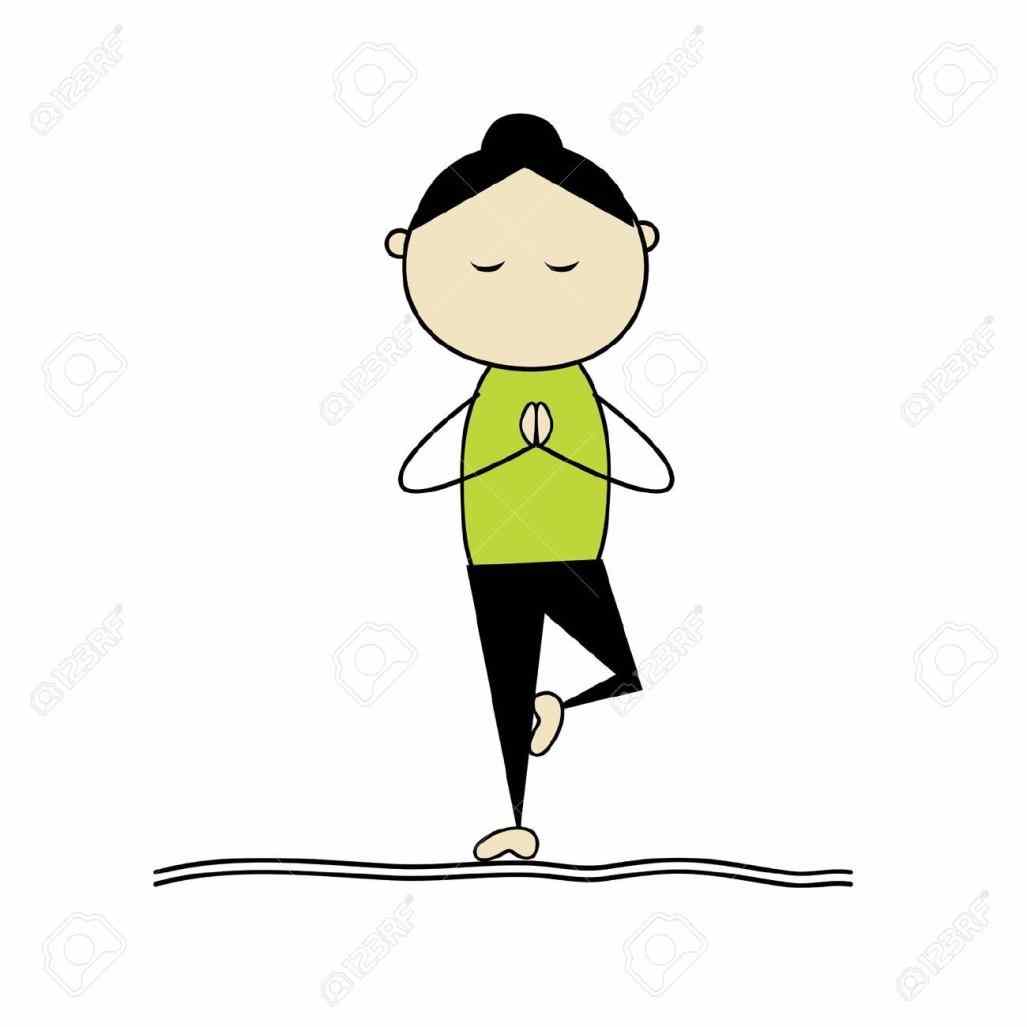 1027x1027 Clipart Free Clip Art Vector Images Stock Yoga Tree Pose Clipart