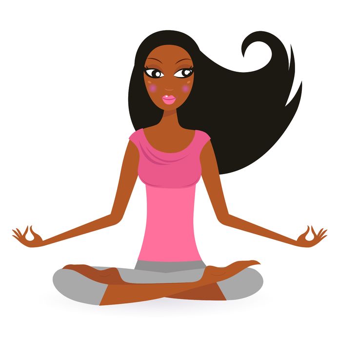 691x693 Meditation Clipart Calm Person