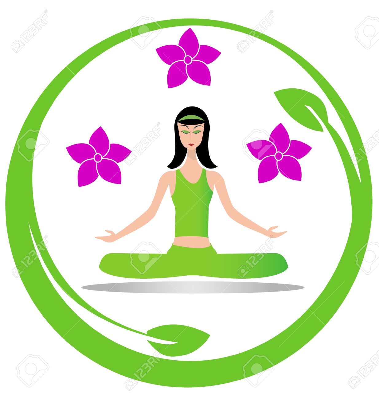 1234x1300 Meditation Clipart Logo
