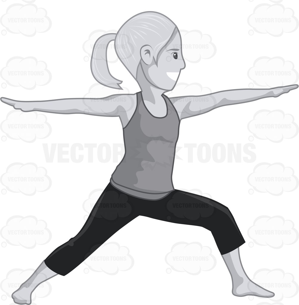 1003x1024 Woman Doing A Warrior Yoga Pose Yoga Poses