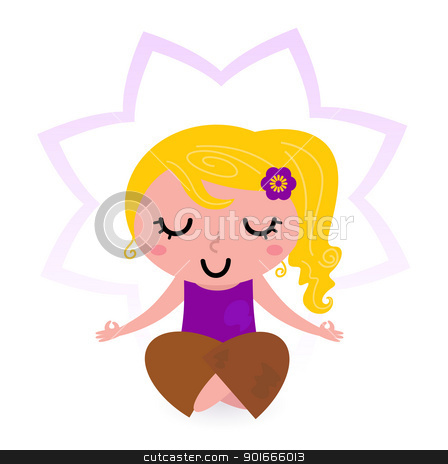 448x464 Yoga Girl Clip Art
