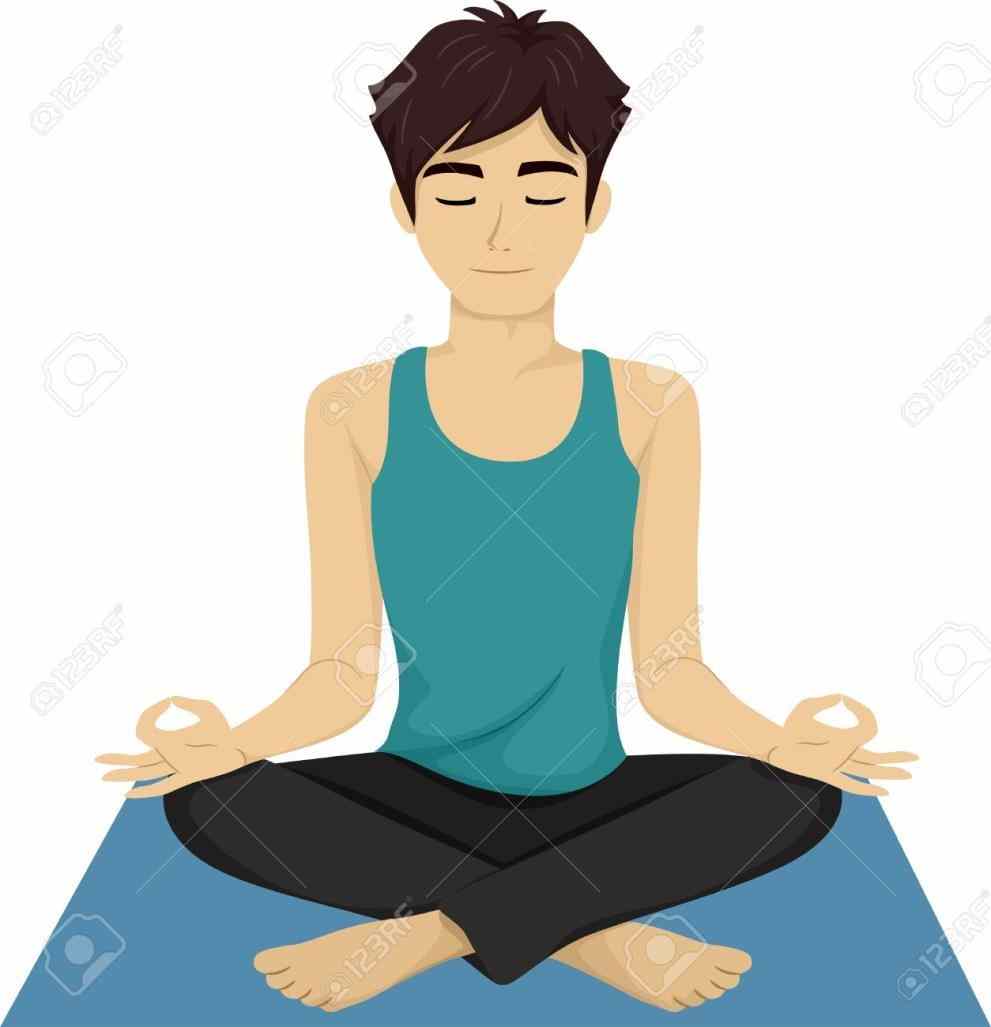 991x1027 Yoga Instructor Clipart