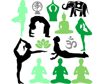 340x270 Yoga Clip Art Etsy