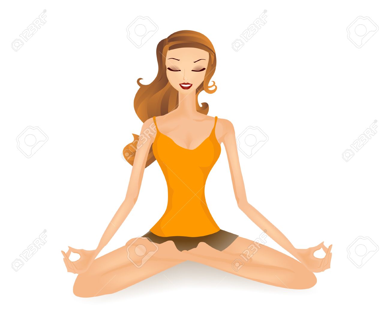 1300x1051 Clip Art Meditating Girl Cliparts