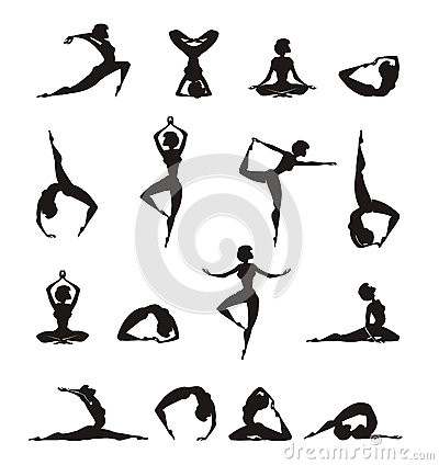 400x424 Drawn Dancer Yoga Posture
