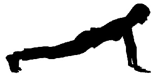 300x159 Plank Yoga Clipart
