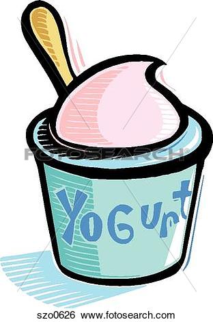 312x470 Drawing Clipart Yogurt