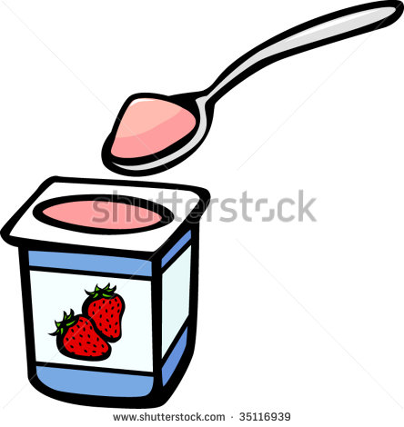 444x470 Yogurt Cup Clipart
