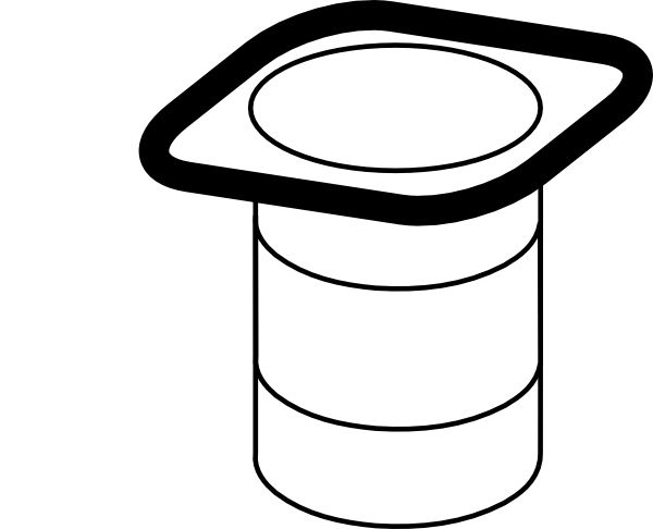 600x486 Yogurt Outline Clip Art