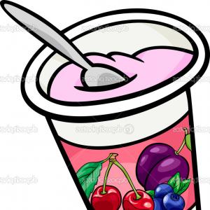 300x300 Yogurt Clipart Cartoon