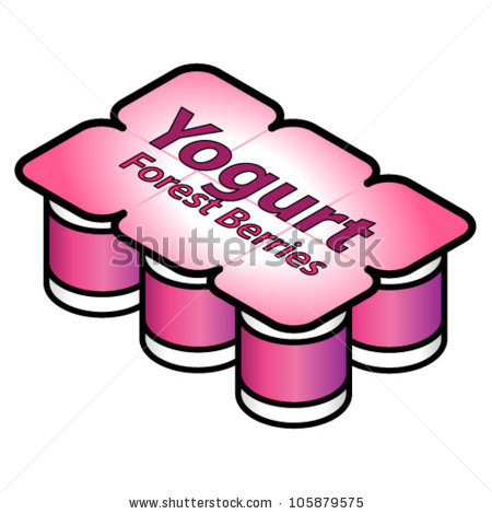 450x470 Yogurt Clipart Pink