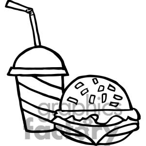 300x300 Hamburger Clipart Black And White Clipart Panda