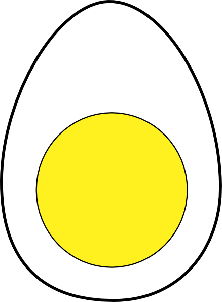 438x595 Egg White Yellow Protein Clip Art Free Vector 4vector