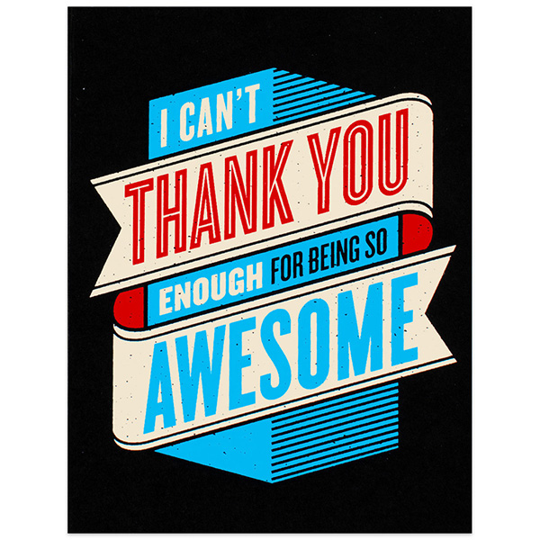 600x600 10 Cool Cards To Help You Say Thanks Design Galleries Paste