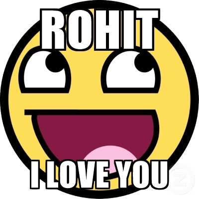 400x400 Rohit I Love You