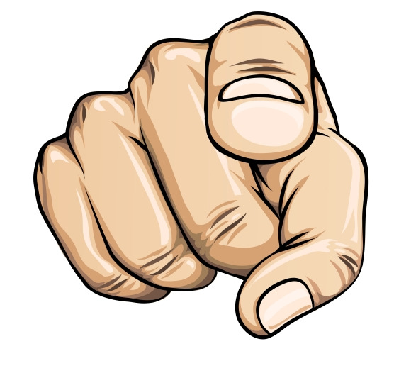 580x533 3d Pointing To You Clipart