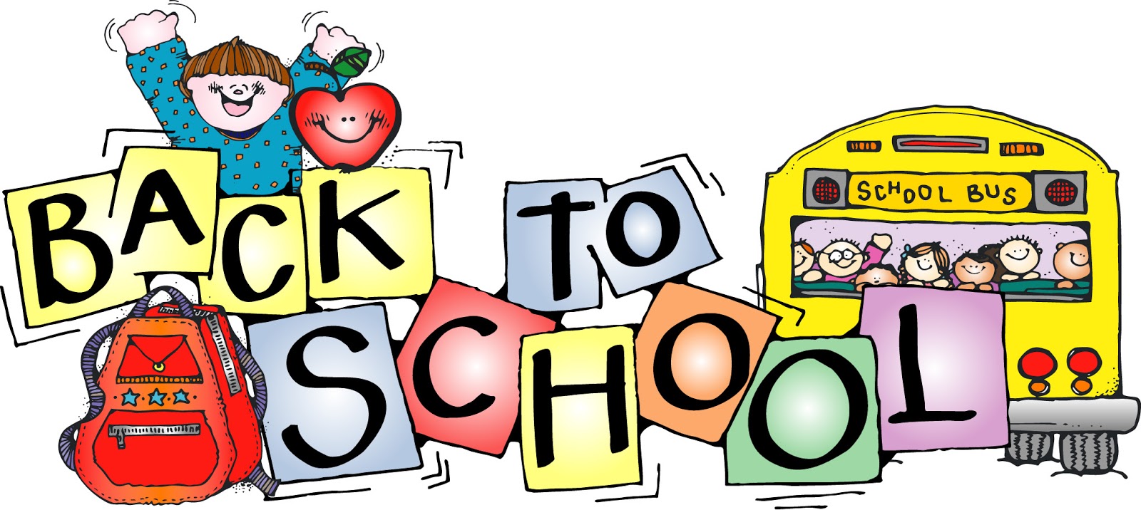 1600x716 Back To School Clipart Images