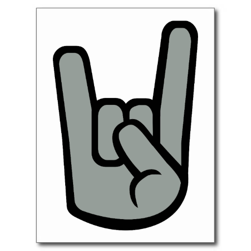 512x512 Rock Hand Clipart