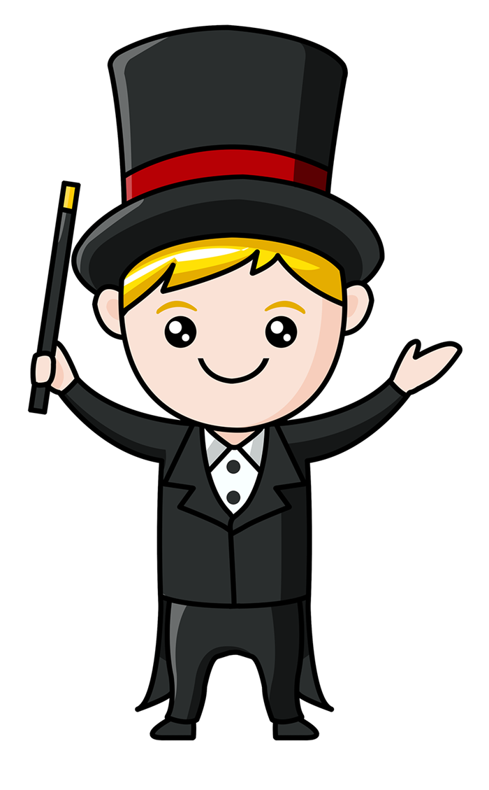 700x1129 Free Cartoon Magician Clip Art