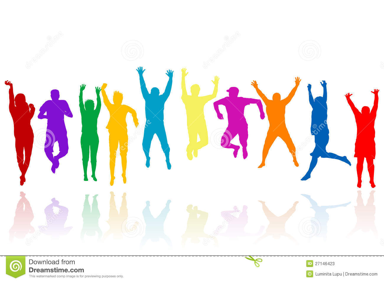 1300x957 People Jumping Clipart