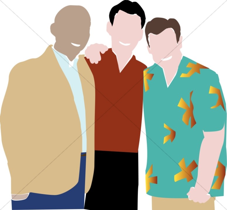 776x719 Young Christian Man Church People Clipart