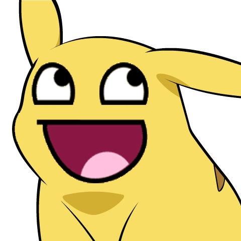480x480 Awesome Face Pikachu Give Pikachu A Face Know Your Meme