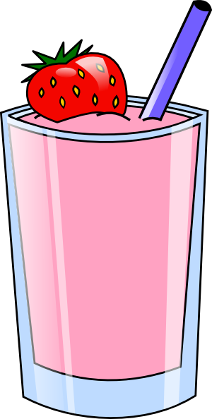 300x594 Strawberry Smoothie Clip Art