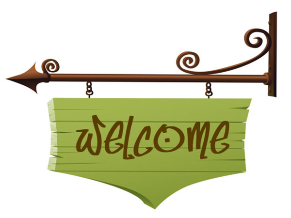 600x450 Sign Your Welcome Clipart