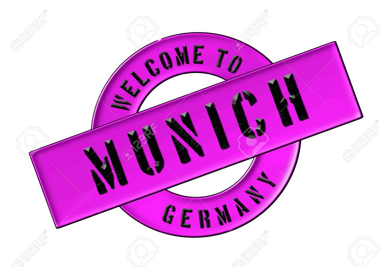 1300x888 Illustration Of Welcome To Munich As Banner For Your Presentation