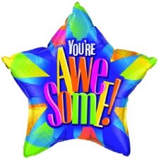 225x225 You'Re Awesome Star Foil Balloons