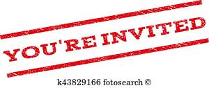 300x127 Youre Invited Clip Art Illustrations. 38 Youre Invited Clipart Eps