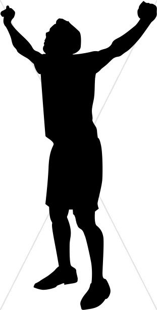 311x612 Youth Praising The Lord Youth Program Clipart