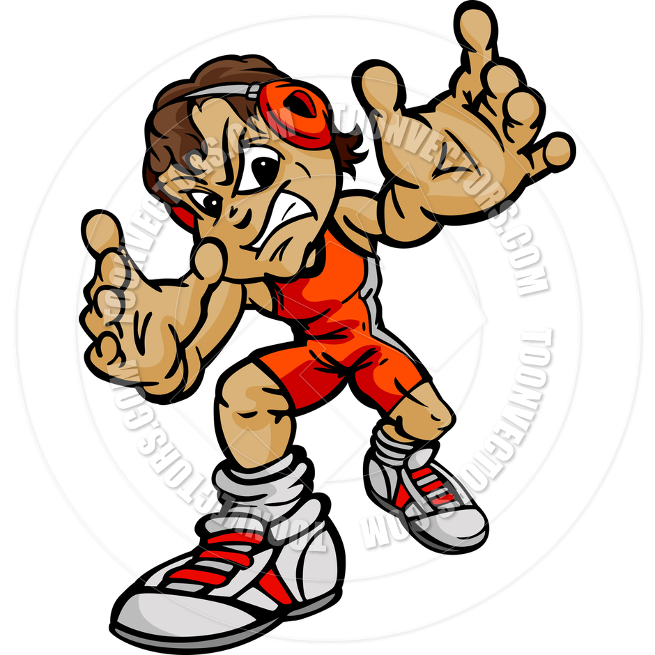 940x940 Boy Wrestler Cartoon Vector Image By Chromaco Toon Vectors Eps