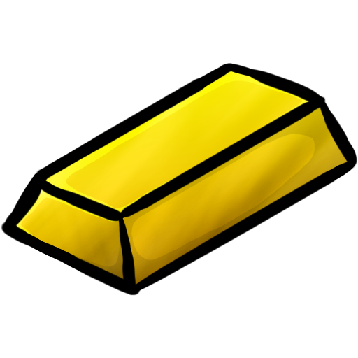 512x512 Gold Bar Clipart