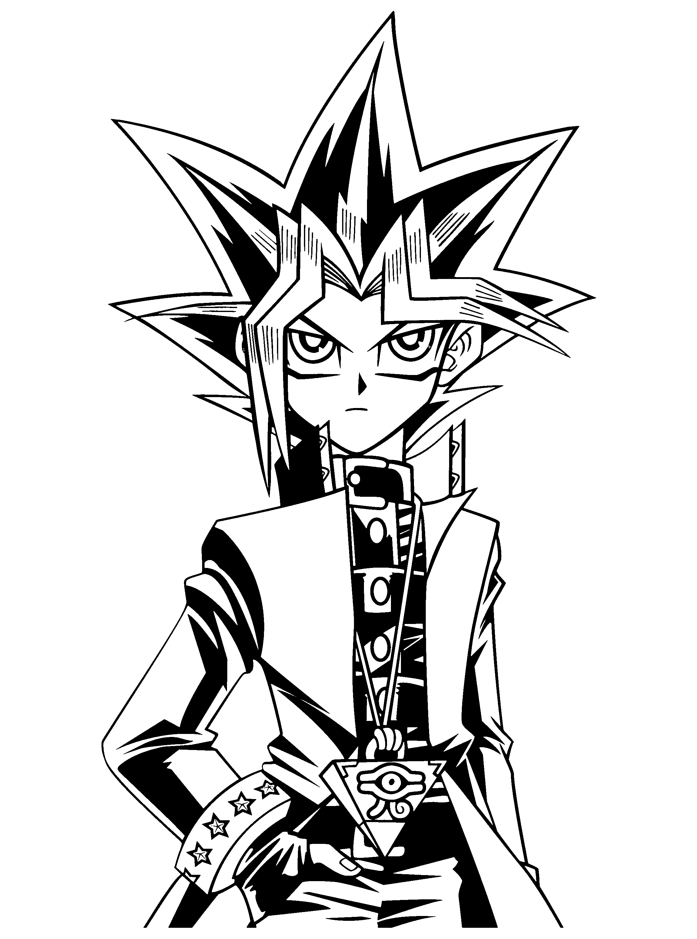 2300x3100 Yu Gi Oh Coloring Pages Clipart Panda