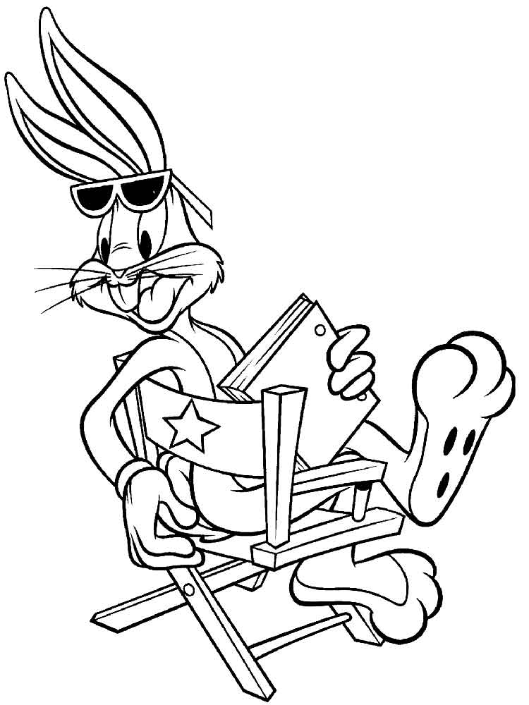 750x1000 Bugs Bunny Coloring Pages. Download And Print Bugs Bunny Coloring